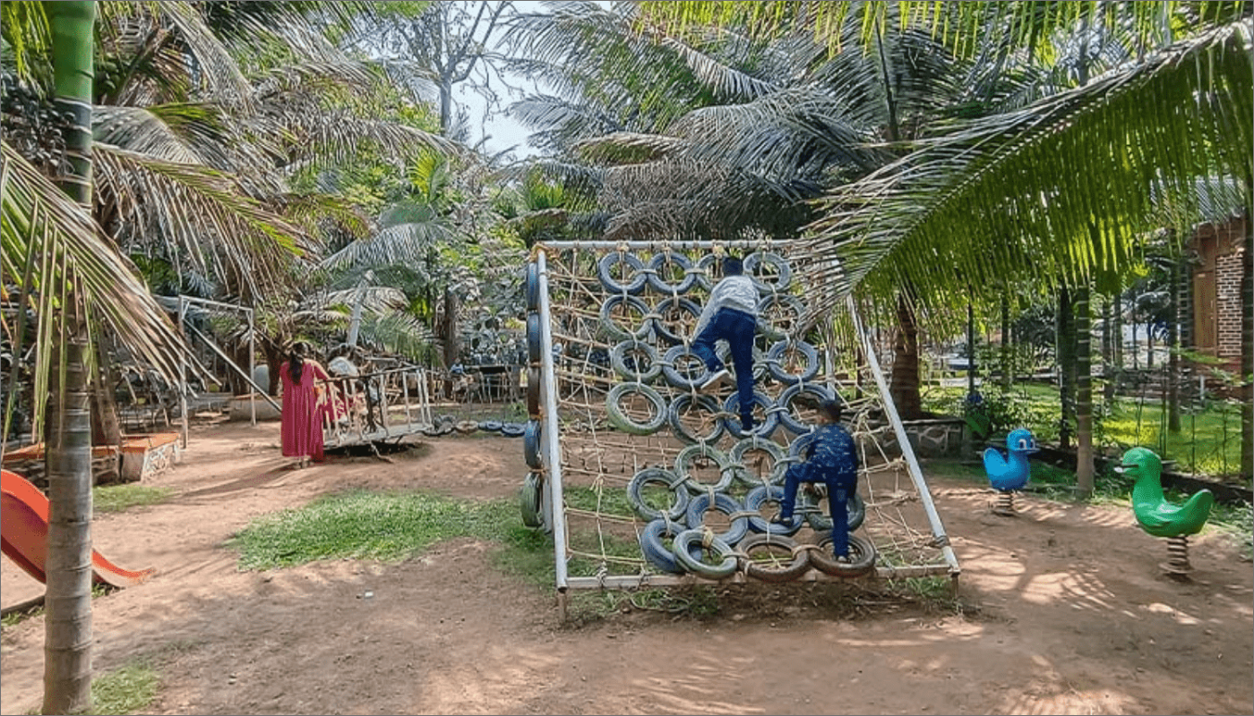 Outdoor fun activities at Viswam Resorts near Nagarjuna Sagar dam