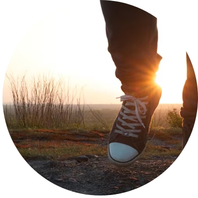 Sunrise hilltop trek near Nagarjuna Sagar dam